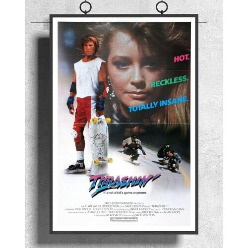 L233 THRASHIN Movie RARE Skateboarding Silk Fabric Poster Art Decor Indoor Painting Gift