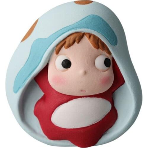 Cute Cartoon Ponyo Pendant Epoxy Resin Silicone Mold Jewelry Making Craft Tools