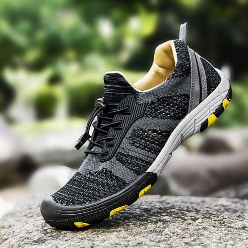 Men Comfortable Casual Sneaker Breathable Non-slip Wear-resistant Outdoor Walking Men Sport Shoes