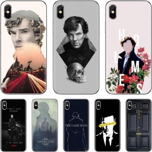 For Xiaomi poco X3 nfc F2 Pro M3 Mi 5X 6X Max Mix 1 2 2S 3 Mi5 Mi6 Mi3 Mi4 Soft Shell Case 221B-Sherlock-C-Holmes