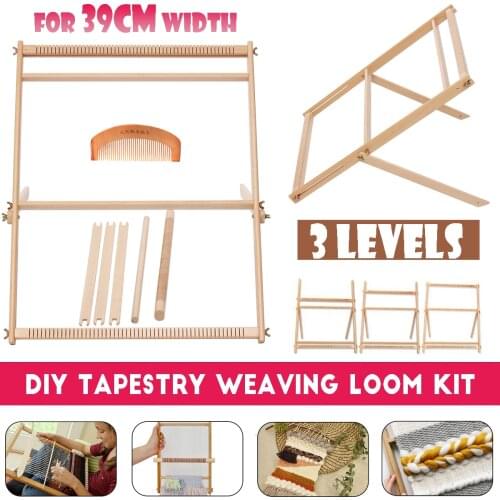 Wooden Weaving Loom Kit Hand-Woven DIY Woven Set Household Tapestry Scarf Multifunctional Loom Sewing Machine