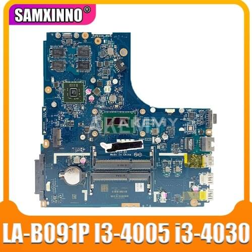 New Mainboard For Lenovo Ideapad B50-70 Laptop Motherboard ZIWB2/ZIWB3/ZIWE1 LA-B091P I3-4005 i3-4030 2GB GPU