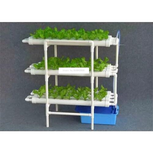 New Hydroponics System Planting Horticultural Layered Three-dimensional Planting Rack 12 Pipes Soilless Cultivation Equipment