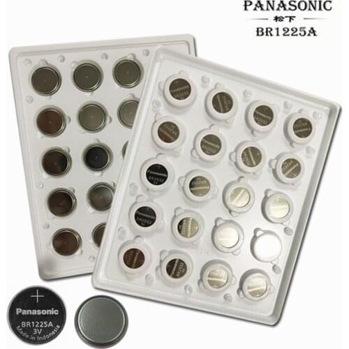 20pcs/lot New Original Panasonic BR1225A BR1225 1225 3V Wide temperature button lithium batteries/High temperature battery