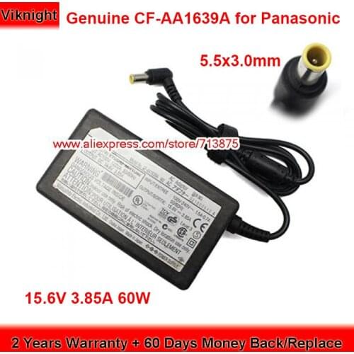 Genuine CF-AA1639A CF-AA1526 15.6V 3.85A AC Adapter for Panasonic CF-W4 CF-l2 CF-W7 CF-Y2 CF-Y4 CF-Y7 CF-T7 CF-48 CF-AA1527M
