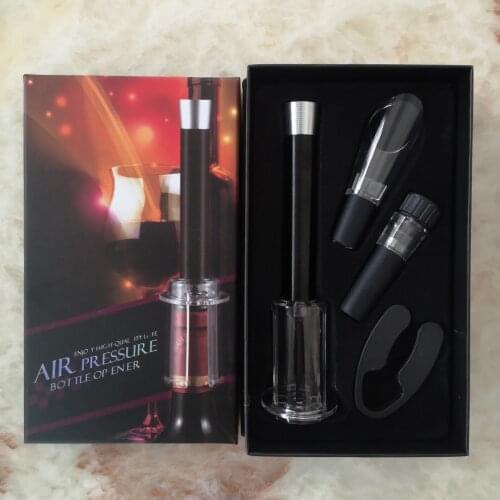 Air Pressure Type Wine Bottle Opener Stainless Steel Pin Type Bottle Pumps Corkscrew Cork Out Tool Red Wine Opener Supplies Tool