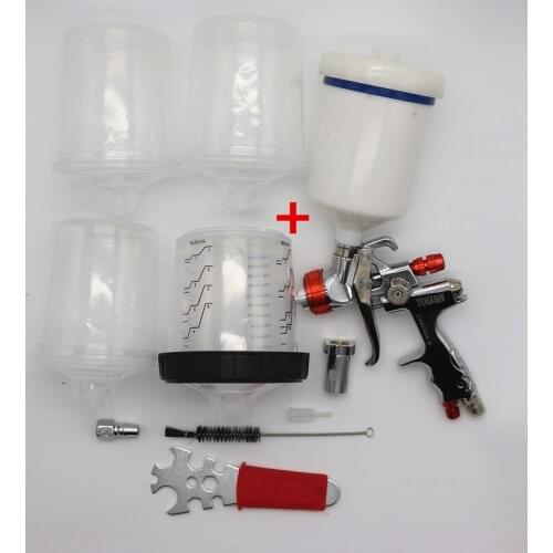 No need to clean the cup spray gun 1.3mm nozzle air spray gun gravity feed air paint spray gun car paint spray gun