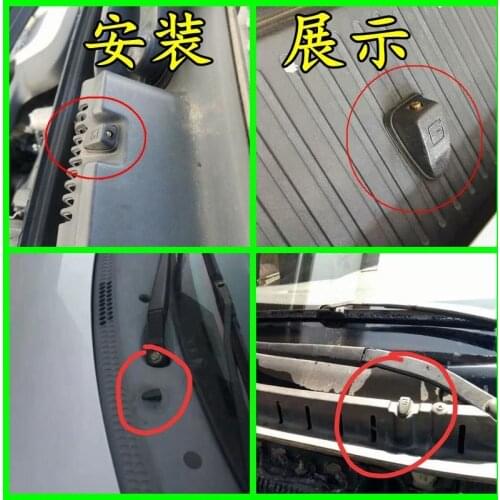 Gran oferta boquilla rociadora limpiaparabrisas de plástico de alta calidad 2 uds for BMW F30 car