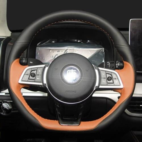 Suitable for BYD Tang Qinyuan S6 Song Max F3 hand stitched steering wheel cover leather grip cover
