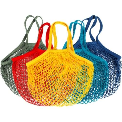 Pure cotton mesh bag portable cotton bag cotton mesh bag supermarket vegetable and fruit mesh bag shopping bag