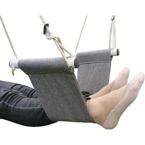 Portable Folding Foot Hammock Under Desk Hammock Outdoor Rest Cot Office Foot Hammock