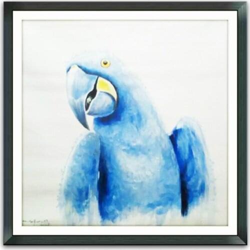 Hand Painted Cartoon Oil Painting on Canvas Abstract Animal Wall Art for Home Decoration Original OilPainting YC009