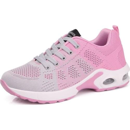Women Casual Shoes Fashion Breathable Walking Mesh Lace Up Flat Shoes Sneakers Female Tenis Outdoor Vulcanized Shoes