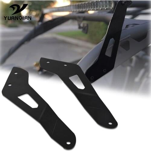 1 Pair of Motorcycle Parts Upper LED Light Bar Mounting Brackets Kit Fit For Bombardier Can-Am Maverick X3 Models 2017 2018 2019