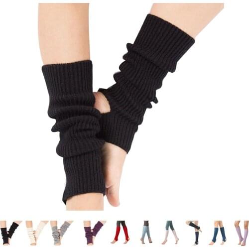 1 Pair Woman Latin Socks Fitness Dancing Female Daily Wear Exercising Warm Long Section Knitting Walking Socks