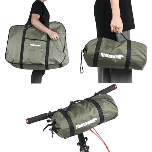 Rhinowalk Folding Bike 14"16"20" Big Carrier Carrying Bag Foldable Bicycle Transport Bag Waterproof portable bike accessories