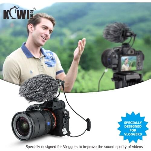 Cardioid Microphone For Nikon Z50 Z5 Sony A9II A6600 A6100 A7RIV A7RIII DSLR Camera Camcorders Phones Tablet Recorder Microphone