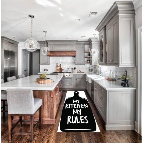 Kitchen Rules Rug, Washable carpet, Fan carpet. Anti-slip floor rugs, Area Rugs, Kitchen Carpets,Funny Rugs,Home Decor Carpets