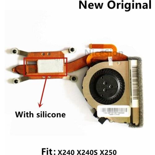 New Original for Lenovo Thinkpad X240 X240S X250 X260 X270 CPU Cooling Fan Heatsink Assembly Radiator Cooler