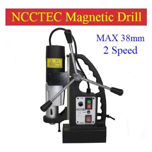 38mm Core drill NCCTEC Magnetic Drills NMD38 | 1.5'' Metal MAGNETIC Drilling Machine | 2 Adjustable speed