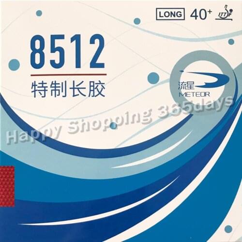 METEOR 8512 long Pips Out Table Tennis Rubber with Ping Pong Sponge