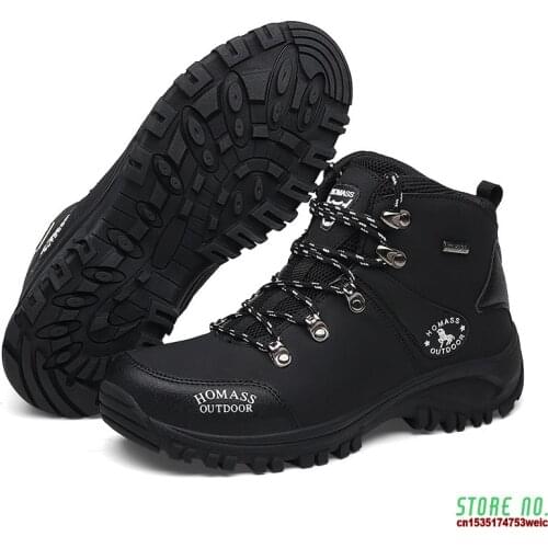 Men Waterproof Hiking Shoes Outdoor Climbing Non-slip Camping Trekking Sneakers Sports Breathable Mountaineering Army Green Boot