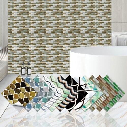 Wall Stickers Pvc Stickers Waterproof Oil-Proof Decorative Wallpaper Wall Stickers Living Room Kitchen Decor Self-Adhesive Paper