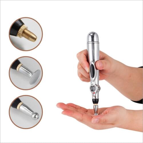 2020 Newst Electronic Acupuncture Pen Electric Meridians Laser Therapy Heal Massage Pen Meridian Energy Pen Relief Pain Tools