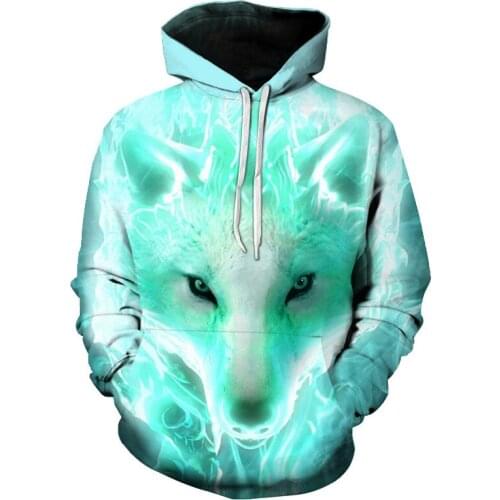 Wolf 3D oversized boy and girl hoodies teenagers children sweatshirts boys and girls sweatshirts children children hoodies cloth