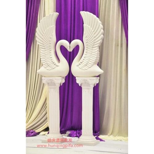 Wedding wedding supplies. Items. The whooper swans. Wedding background