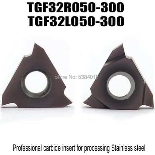 TGF32R050 to 300 TGF32L050 to 300 cnc machine cutter carbide inserts Turning cutting tools insert blade for Stainless steel