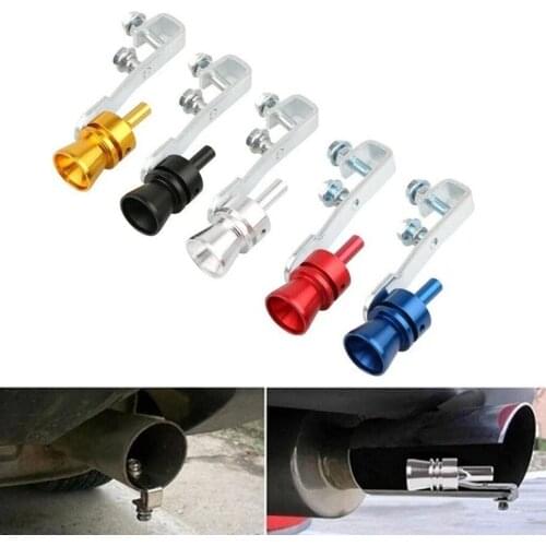 Universal Simulator Whistler Exhaust Fake Turbo Whistle Pipe Sound Muffler Blow Off Car Styling Tunning S/M/L/XL