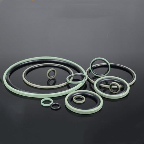 Glyd ring PTFE piston hole seal high temperature two-way oil seal wear resistance extrusion resistance chemical resistance