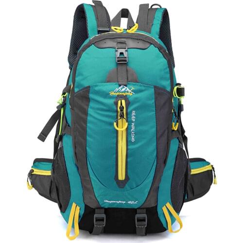 40L Waterproof Climbing Bag Travel Backpack Bike Bicycle Bag Camping Hike Laptop Daypack Rucksack Outdoor Men Women Sport Bags
