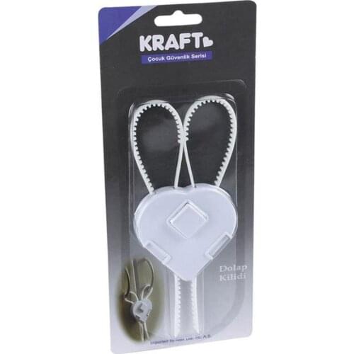 Kraft Cabinet Lock (Hanging) child lock protection child lock doors child safety plastic protection safety lock for child safety