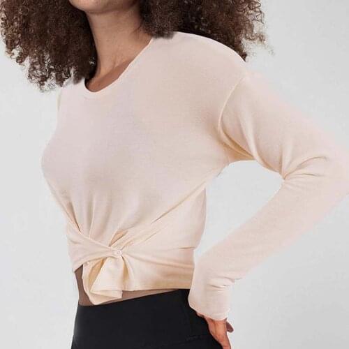 Women Sports Shirt Round Neck Mesh Loose Sports Top Workout Jersey Top Yoga Gym Fitness Jogging Running Shirt