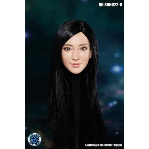 1/6 SUPER DUCK Asian Head Sculpt SDH022A/B/C Fit 12" PH TBL Female Action Figure Body In-Stock