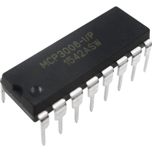 1pcs/lot MCP3008 DIP16 MCP3008-I/P DIP-16 DIP