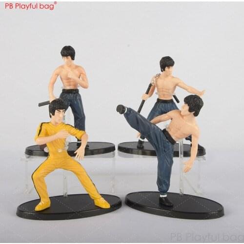 10CM Bruce Lee figure HOT sell PVC action figure Bruce Lee fans loves PVC model Children doll toys best Christmas gifts HD29