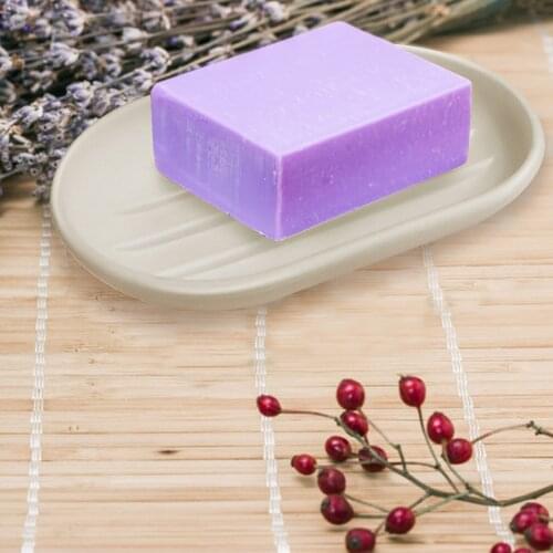 2PCS Practical Oval Soap Bar Holder Soap Dish For Bath Sink-Nicely Fits Into Amenity Tray-Easy To Clean Durable