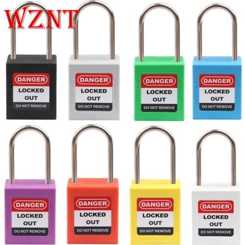 5pcs free shipping diameter 4mm Stainless steel shackle safety lockout Padlock