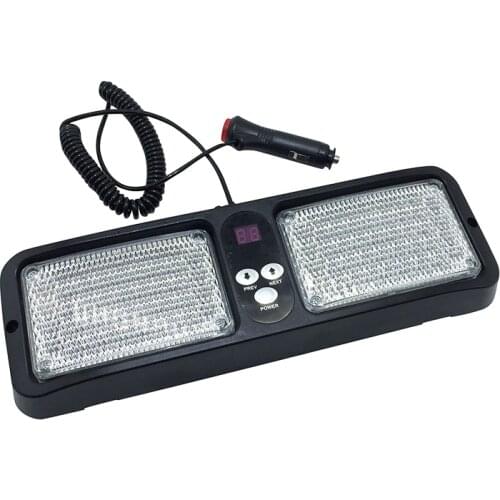 86 LED Car Truck Visor Strobe Panel Light led police Flash warning Emergency Lighting Red Blue Yellow White Color DC12V