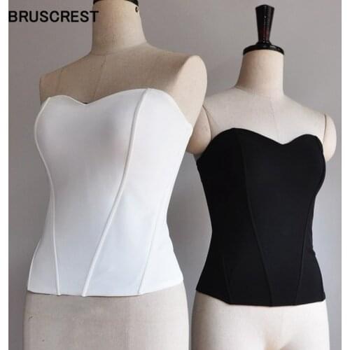 BRUSCREST Womens White Shirts