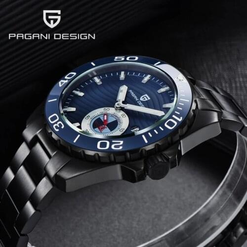 PAGANI Design Automatic Mens Watch Casual Fashion Top Brand Mechanical Watch Mens Stainless Steel Waterproof Luminous Watches