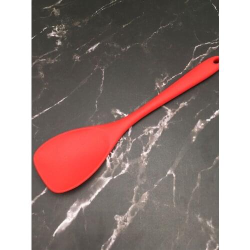 Long Handle Food Grade Silicone Cooking Spoon Heat-Resistant Flexible Nonstick Silicone Baking Mixing Spoon Spatula Baking tool