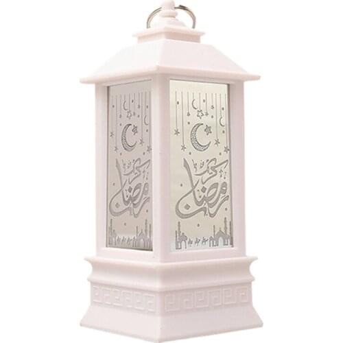 Eid Mubarak Decor LED Light Ornament Kareem Ramadan Decor Muslim Home Decor QX2E