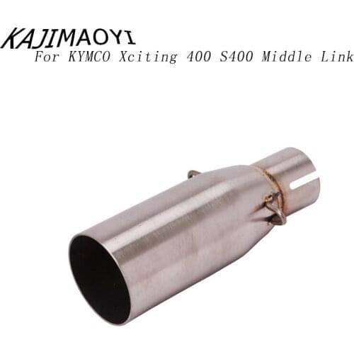KAJIMAOYI For KYMCO Xciting 400 S400 Motorcycle Exhaust Middle Pipe