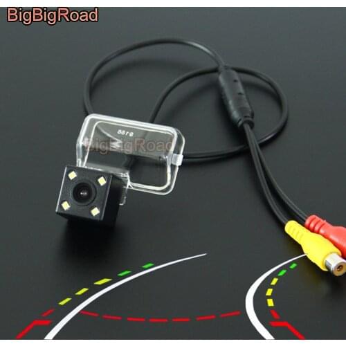BigBigRoad For Mazda CX5 CX-5 2012-2017 / Mazda6 Mazda 6 2008 -2012 Car Intelligent Dynamic Trajectory Tracks Rear View Camera