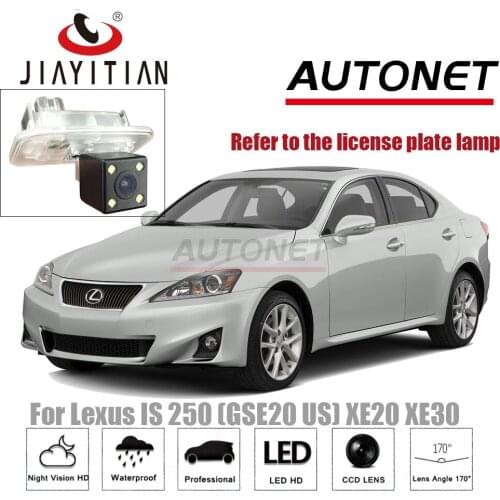 JiaYiTian rearview camera For Lexus IS 250 XE20 XE30 2006~2018CCD Night Vision Backup camera Reverse Camera license plate camera