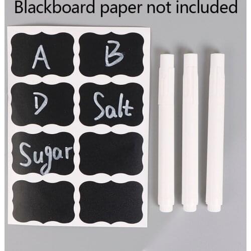 3Pcs Chalk Pen Marker Glass Windows Blackboard Stickers Liquid Ink Pen Used on Chalkboard Window White Pen
